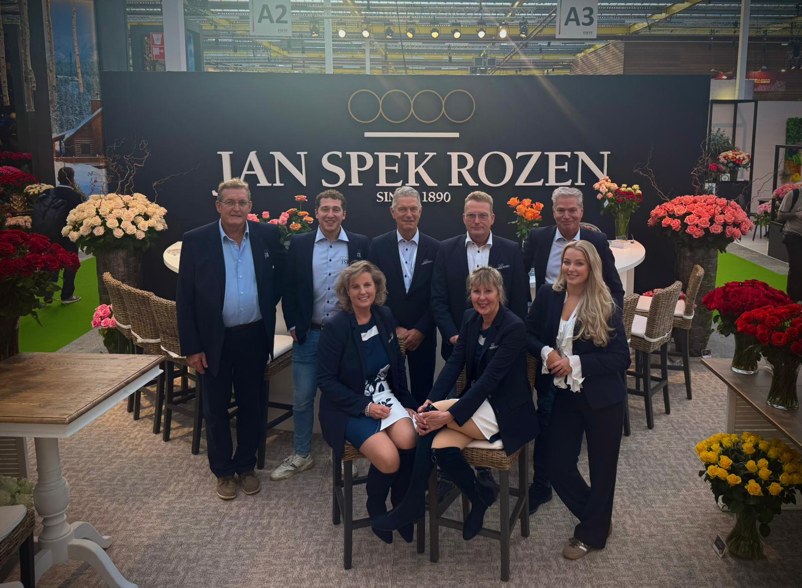 The current Jan Spek Rozen team, fifth generation